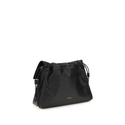 Coccinelle Black Calf Leather Medium Lidia Shoulder Bag