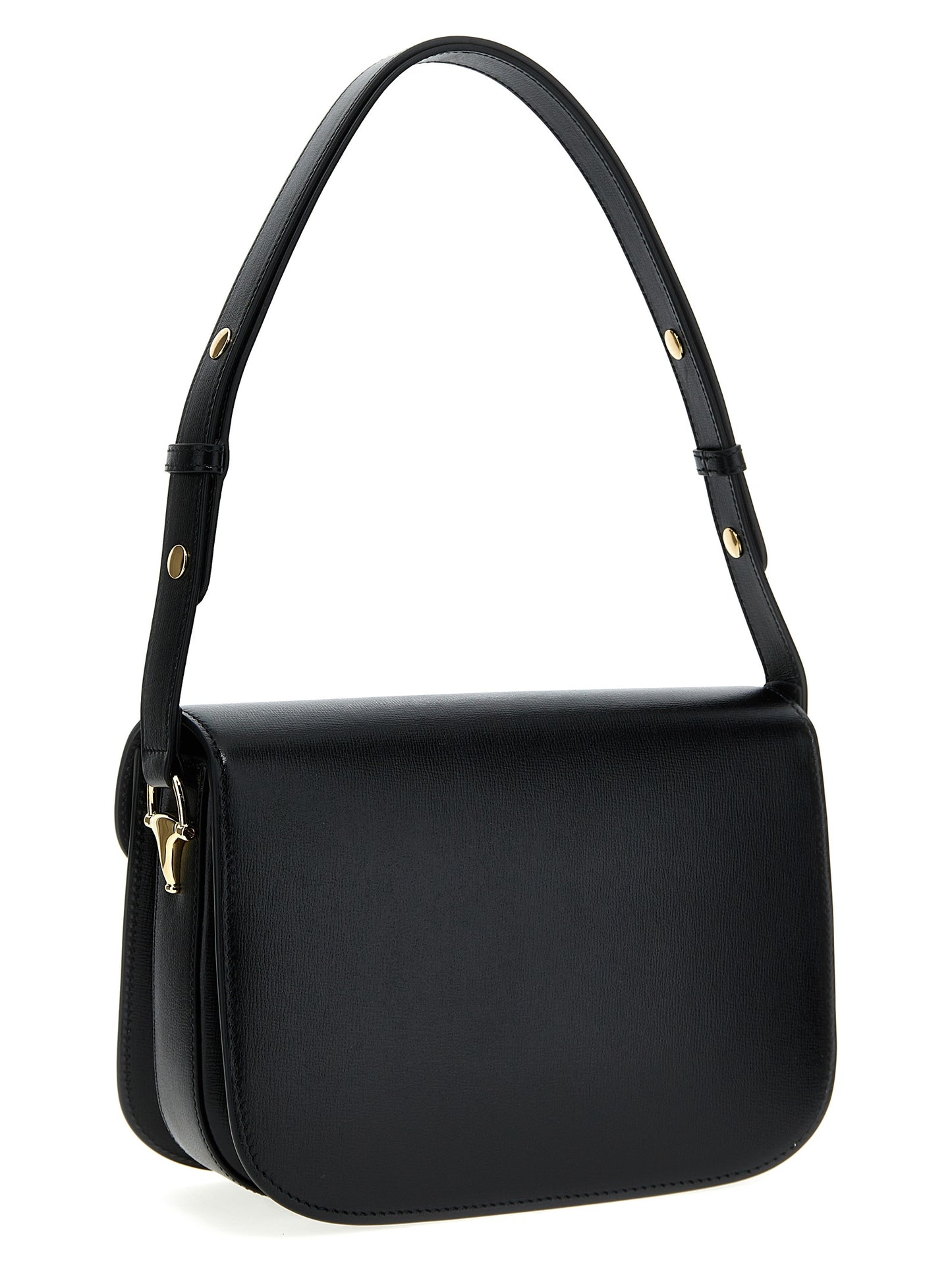 Gucci Horsebit 1955 Black Leather Shoulder Bag