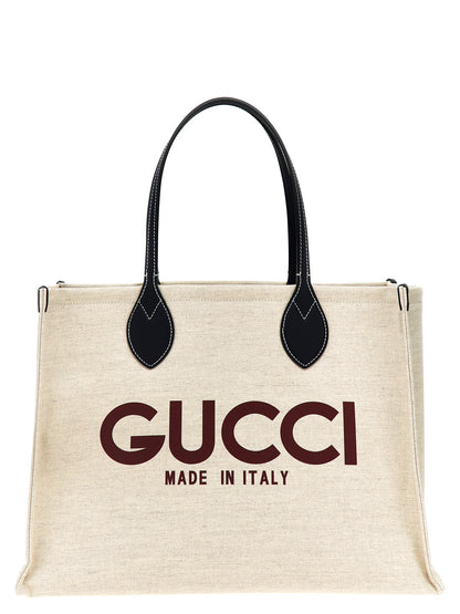 Gucci Beige Midi Shopping Bag