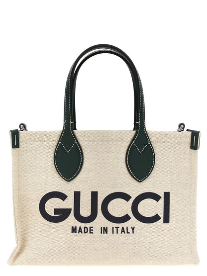 Gucci Multicolor Mini Canvas Shopping Bag