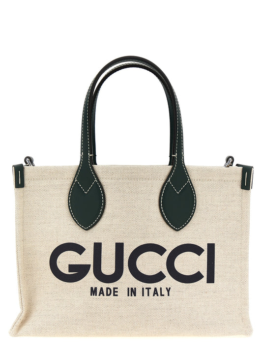 Gucci Multicolor Mini Canvas Shopping Bag