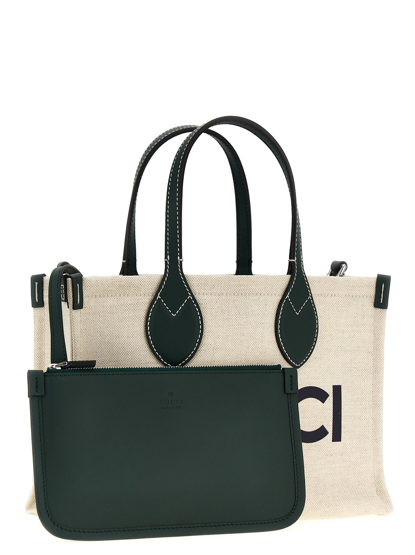 Gucci Multicolor Mini Canvas Shopping Bag