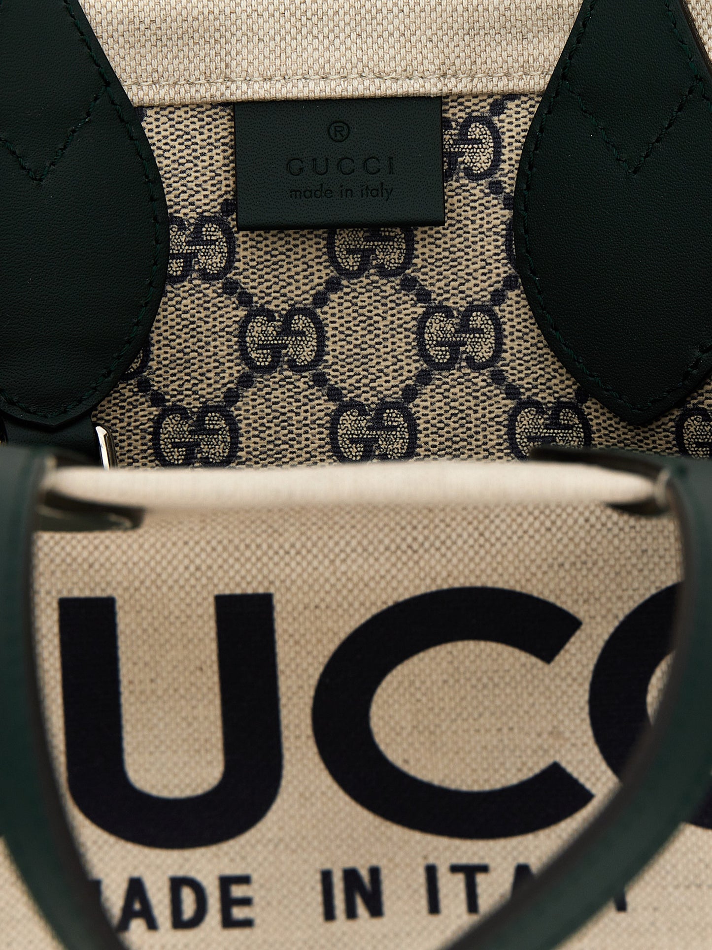 Gucci Multicolor Mini Canvas Shopping Bag