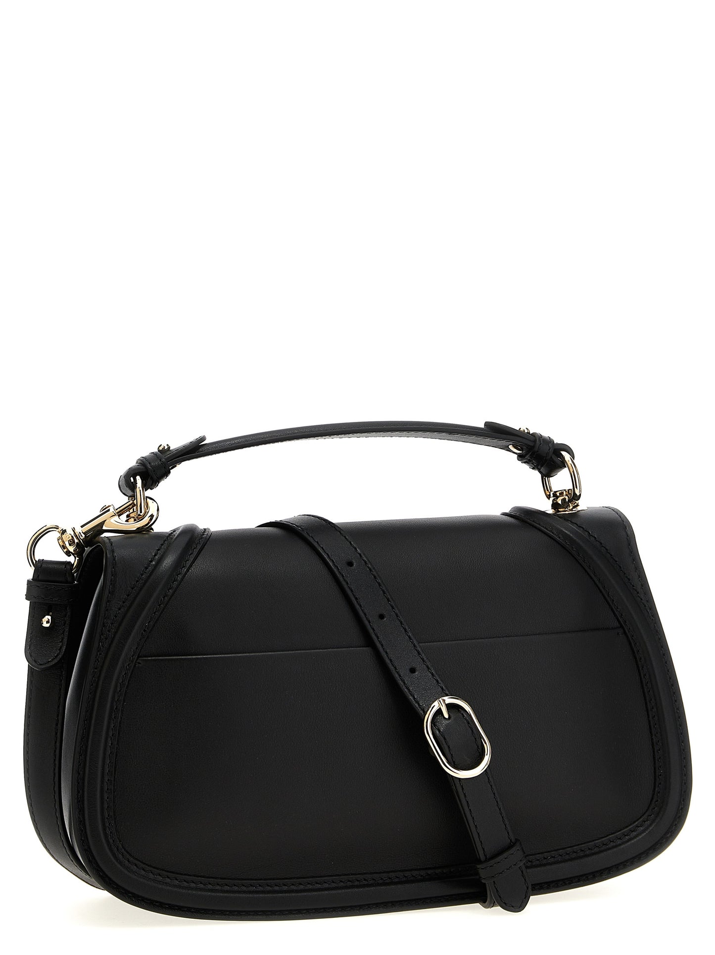 Gucci Blondie Medium Leather Handbag in Black