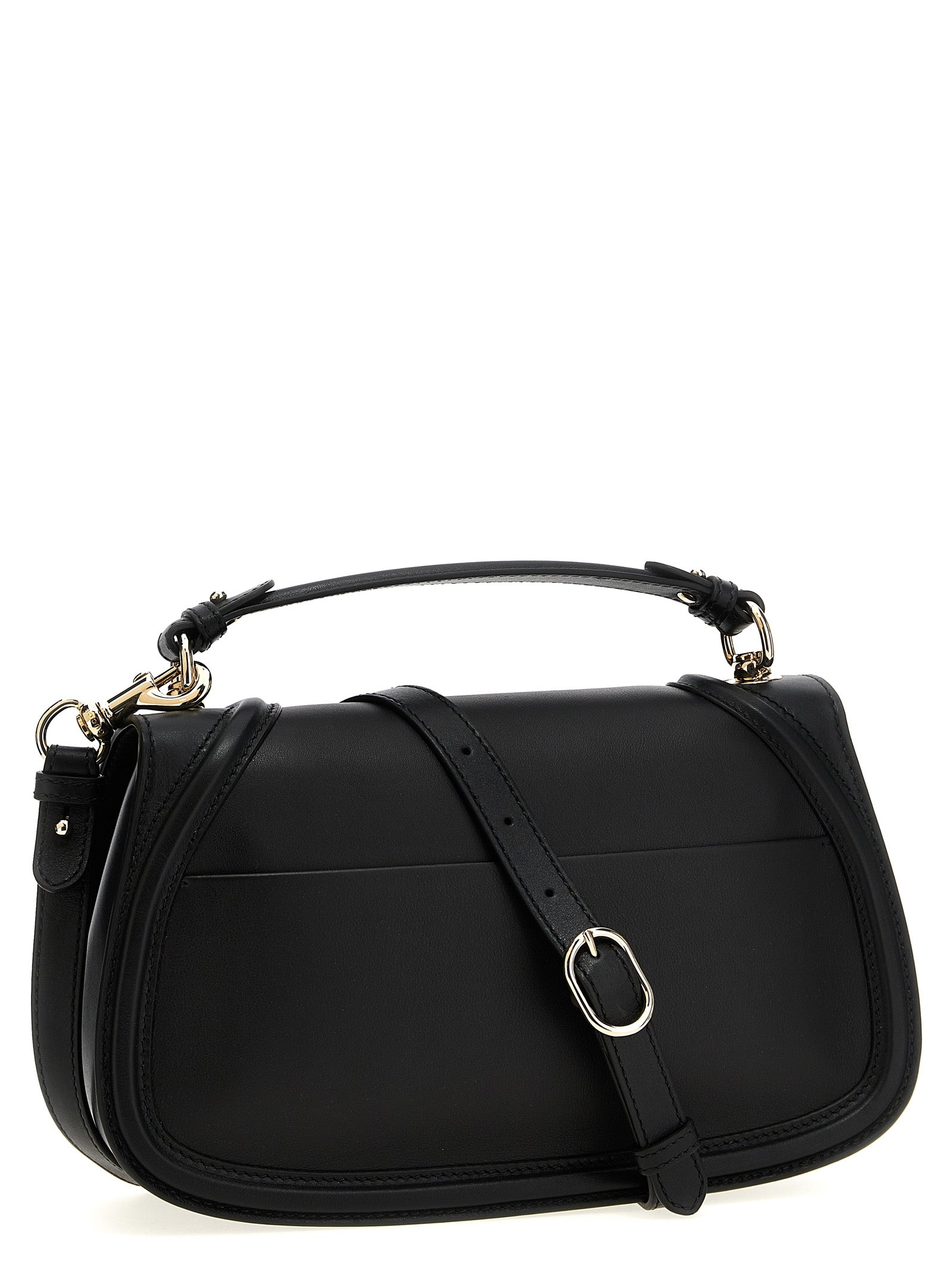 Gucci Blondie Medium Leather Handbag in Black