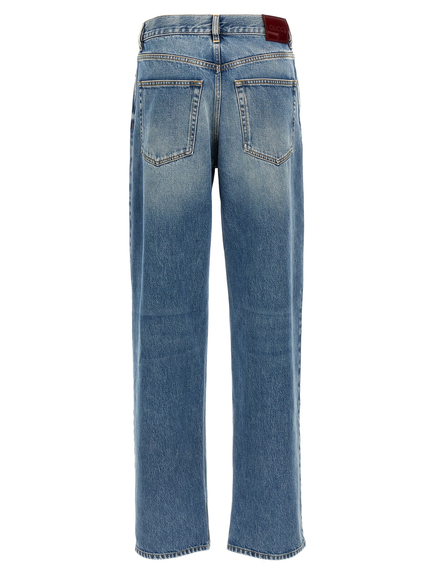 Gucci Boyfriend Jeans in Blue Cotton