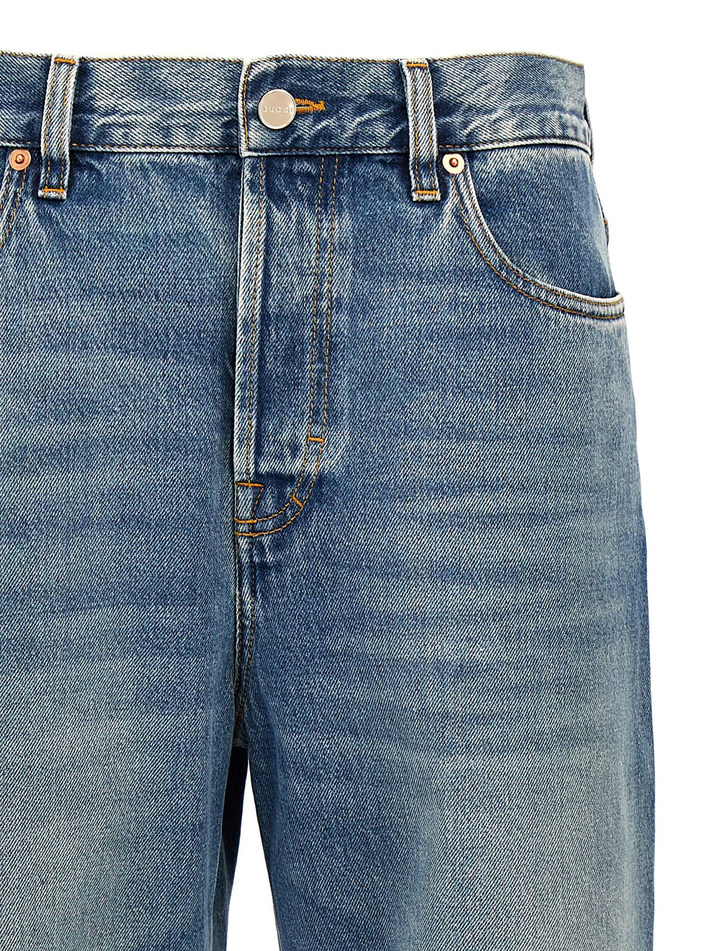 Gucci Boyfriend Jeans in Blue Cotton