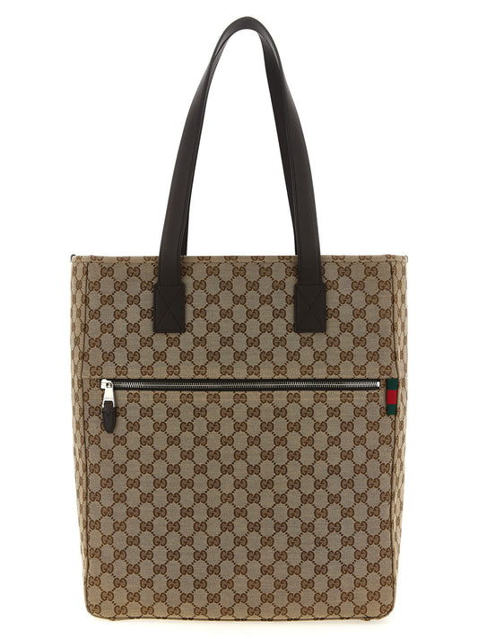 Gucci Brown GG Fabric Shoulder Bag