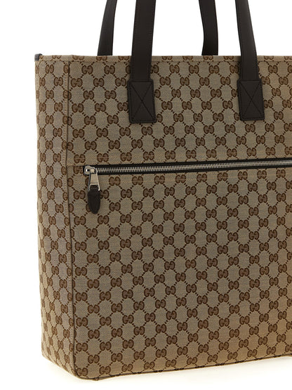 Gucci Brown GG Fabric Shoulder Bag