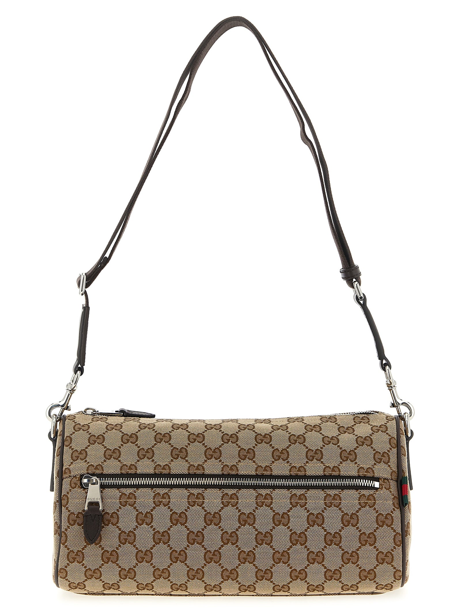 Gucci Beige GG Fabric Crossbody Bag
