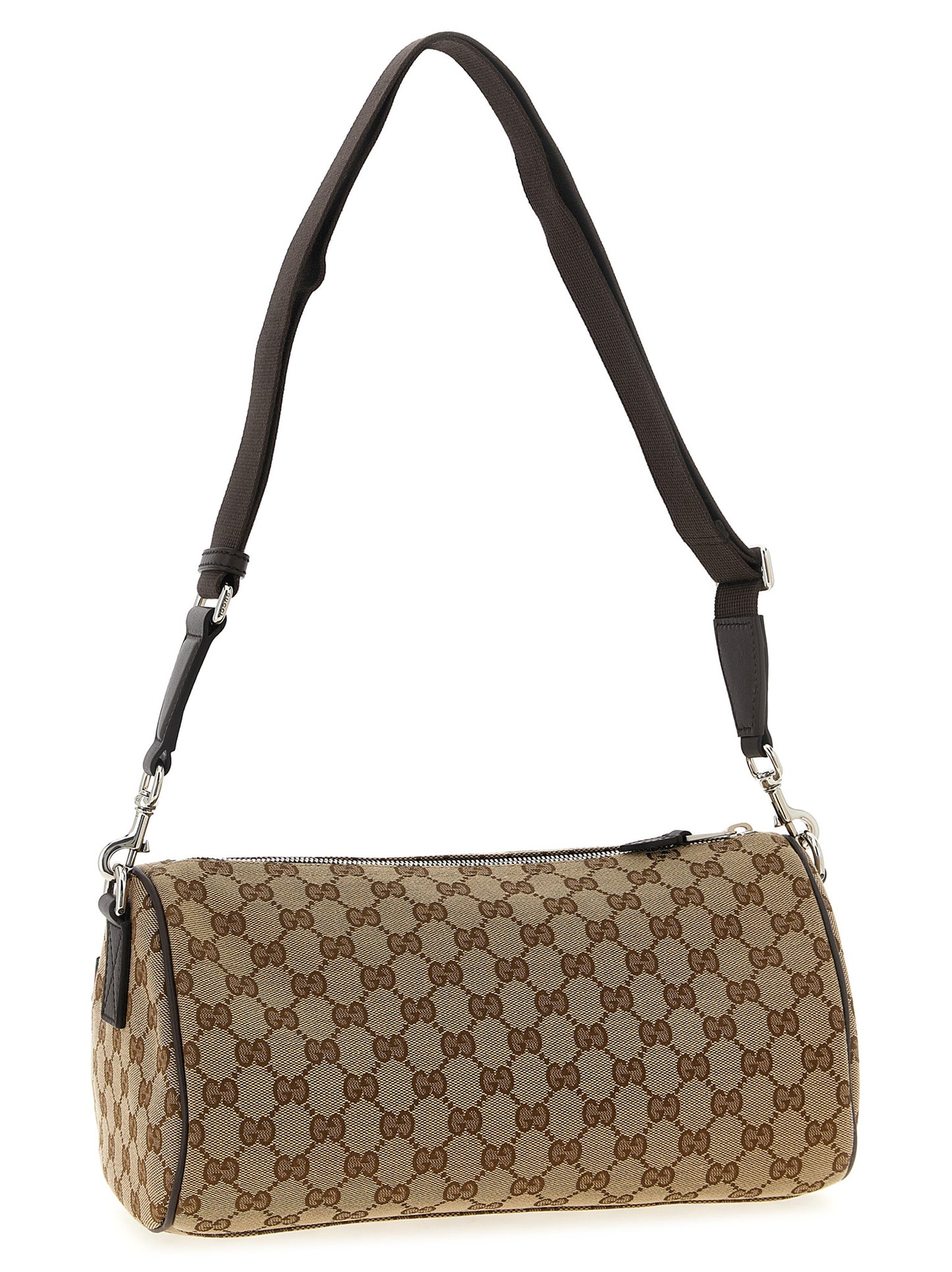 Gucci Beige GG Fabric Crossbody Bag