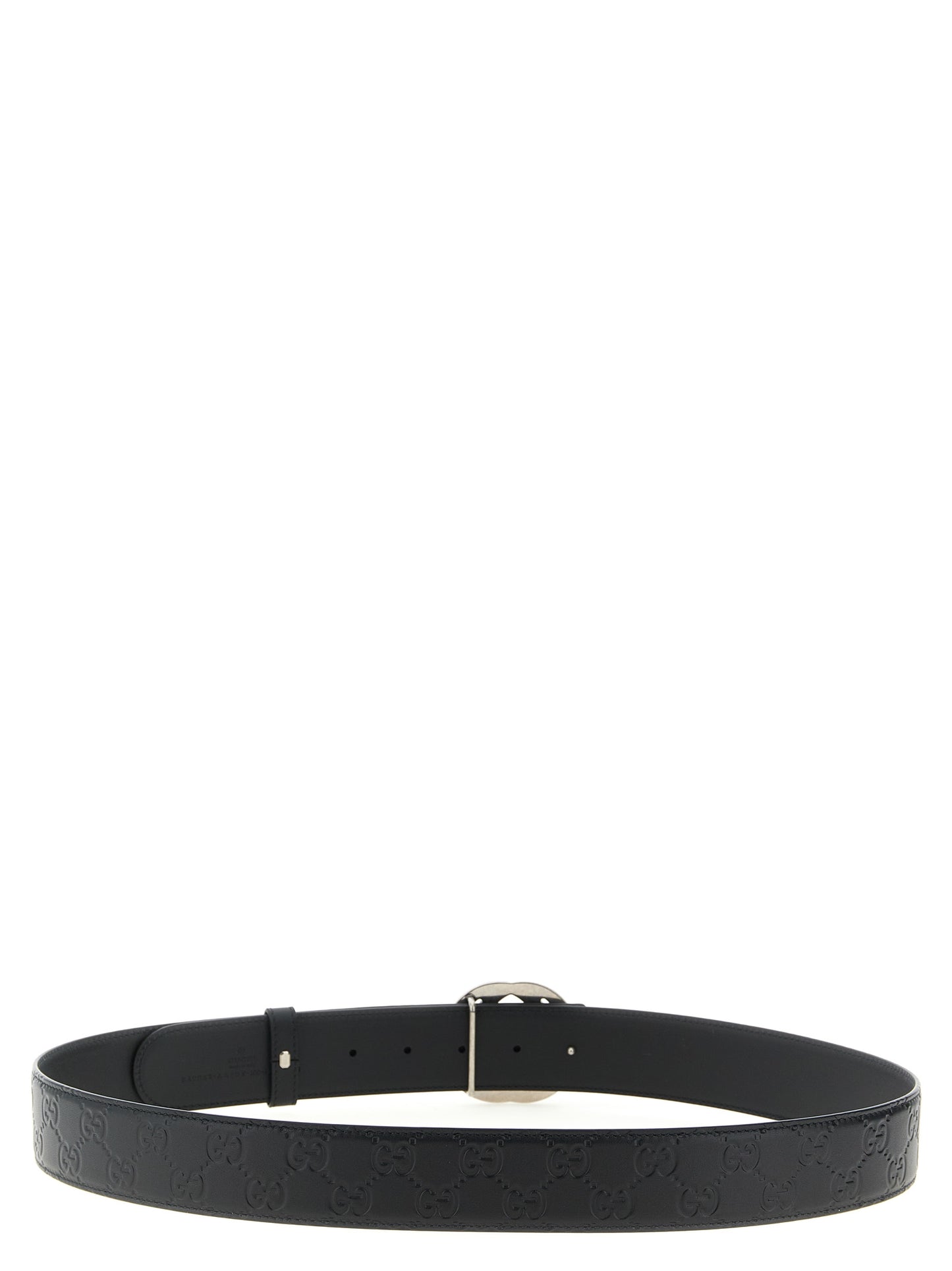 Gucci Black Calfskin Reversible Leather Belt