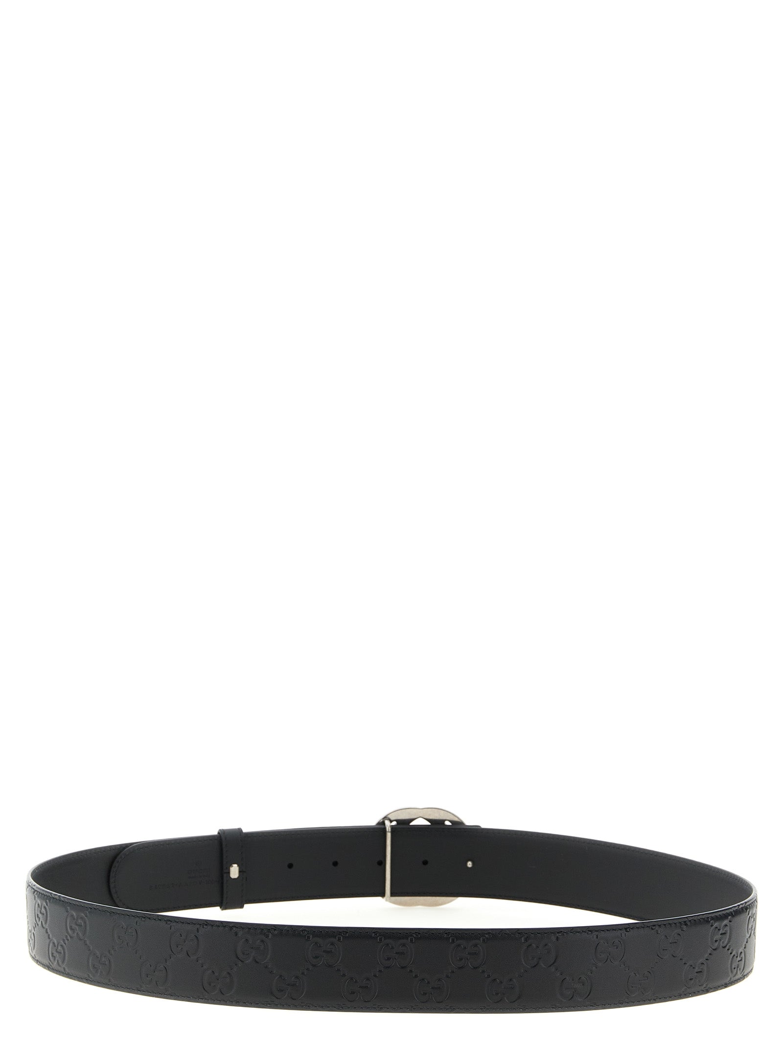 Gucci Black Calfskin Reversible Leather Belt