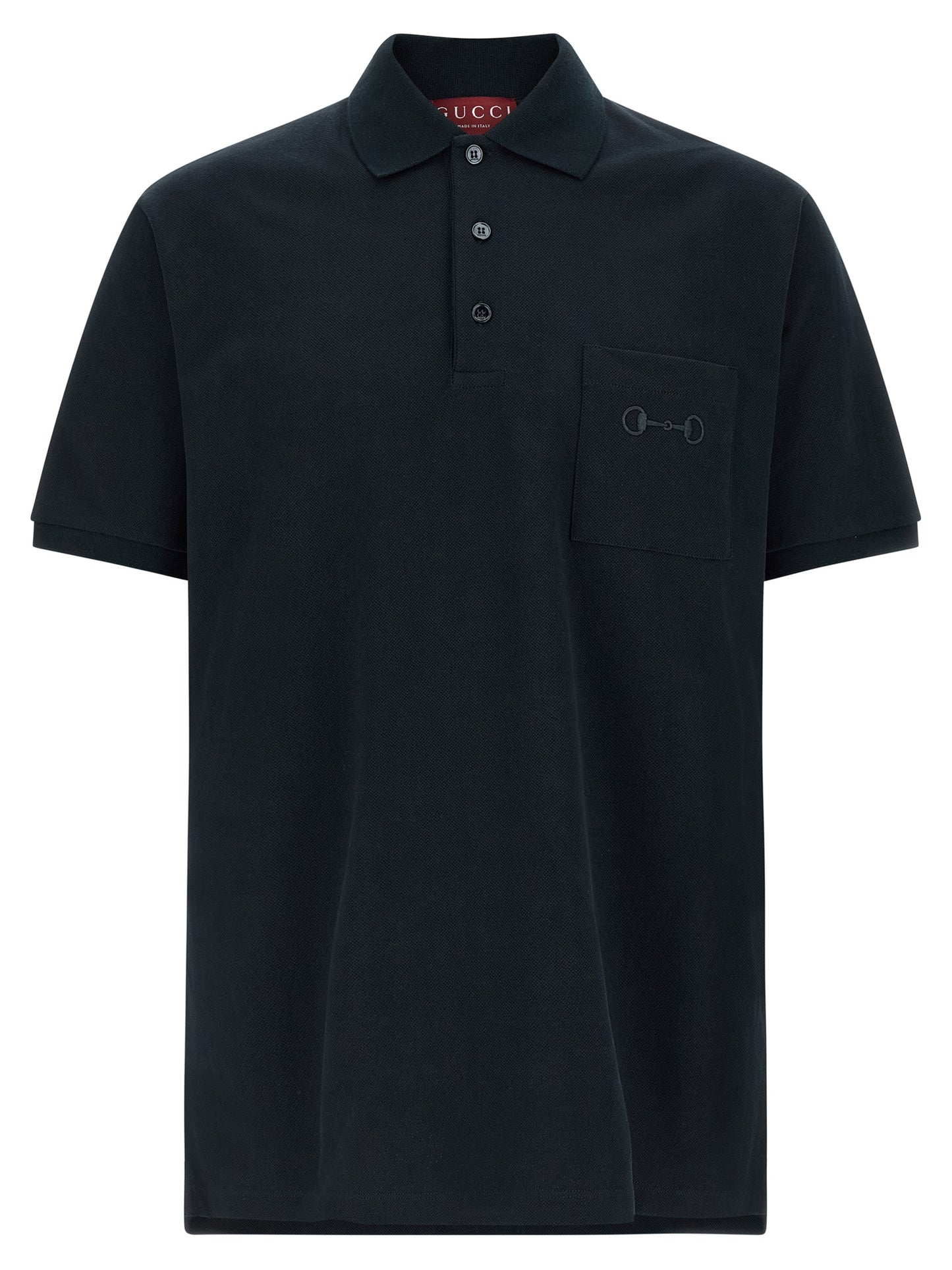 Gucci Blue Cotton Polo Shirt