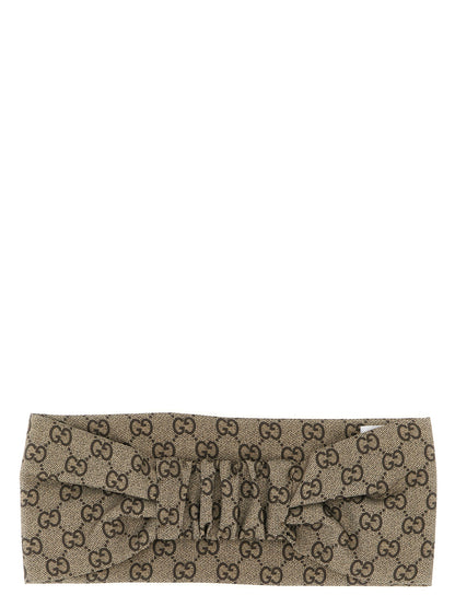 Gucci Beige Silk Twill Headband