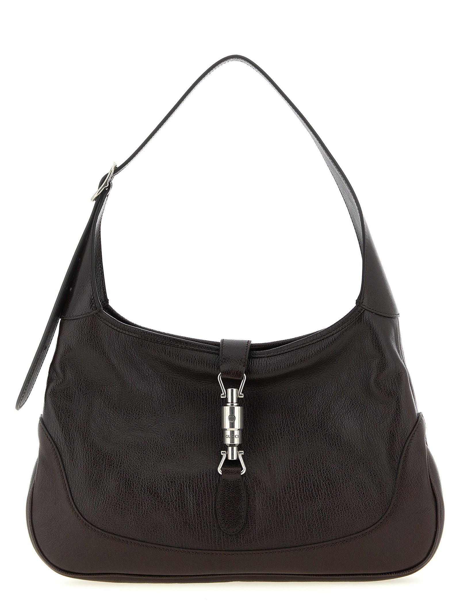 Gucci Jackie 1961 Brown Goatskin Shoulder Bag