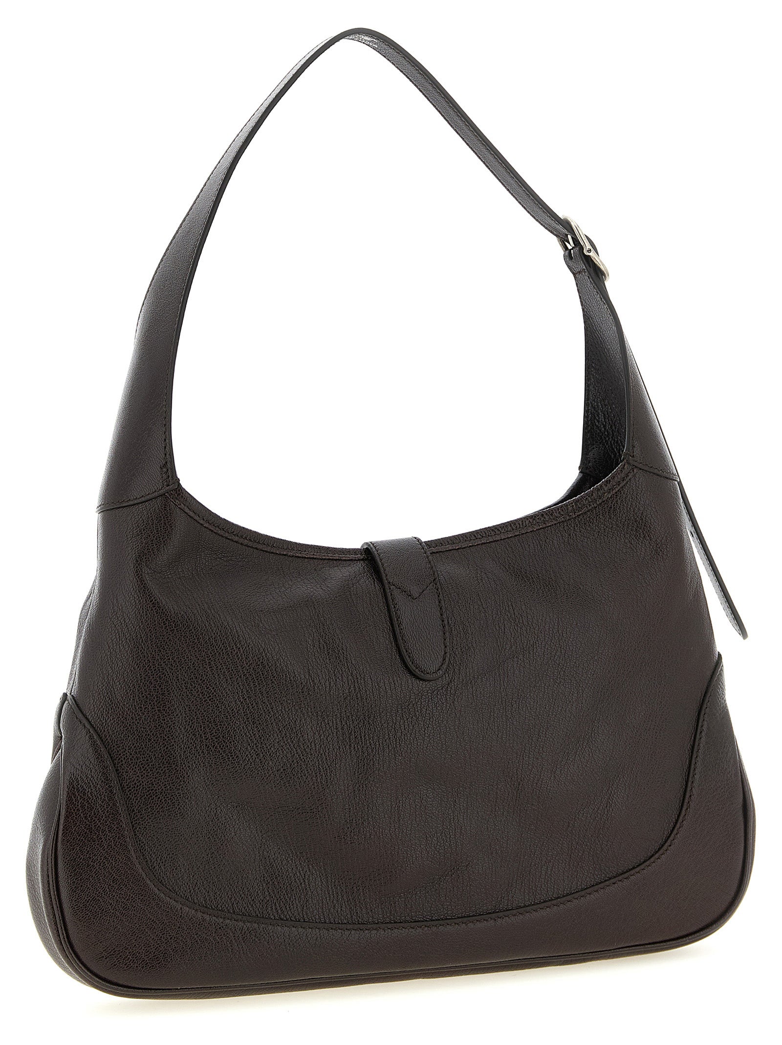 Gucci Jackie 1961 Brown Goatskin Shoulder Bag