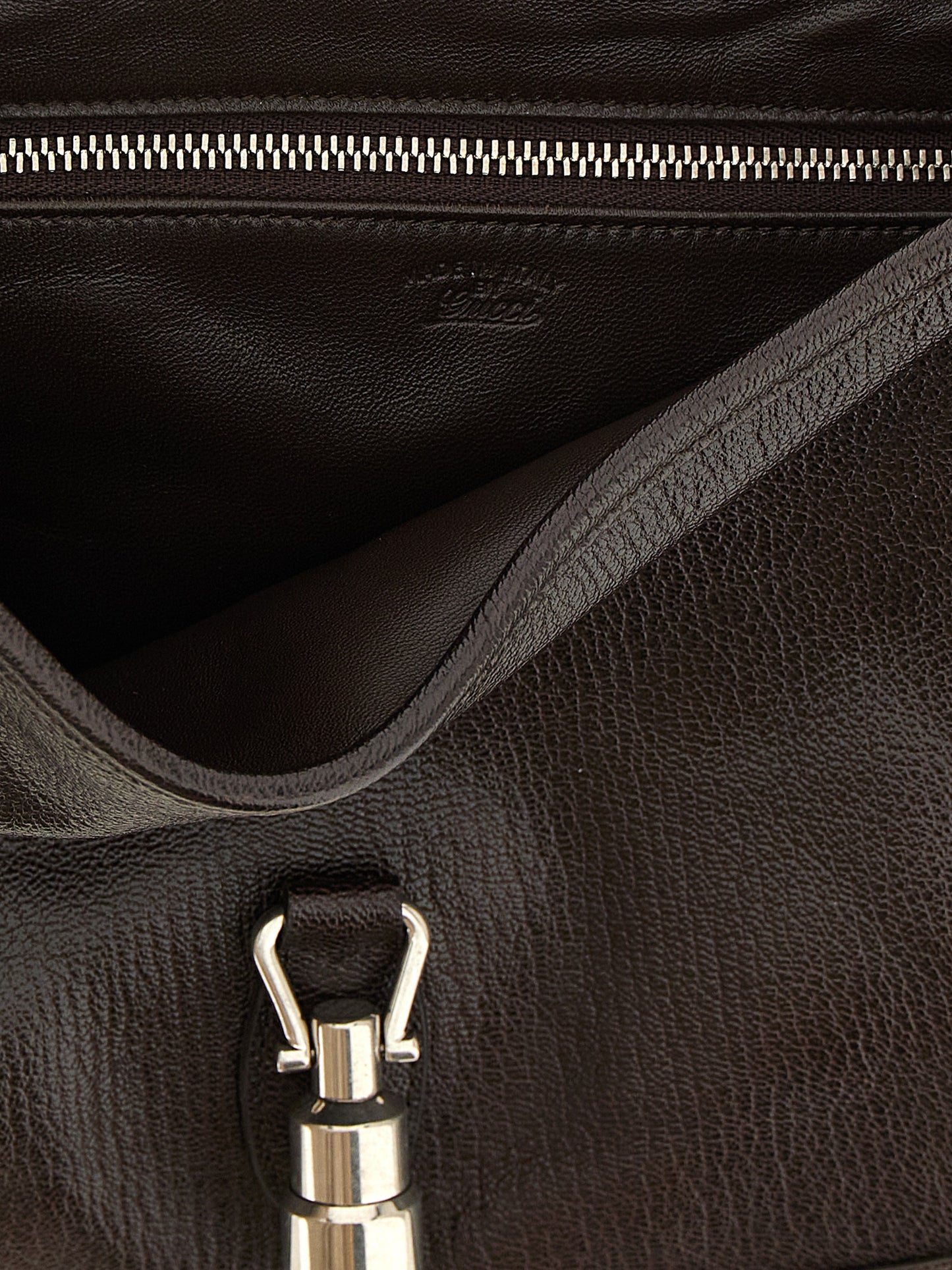 Gucci Jackie 1961 Brown Goatskin Shoulder Bag