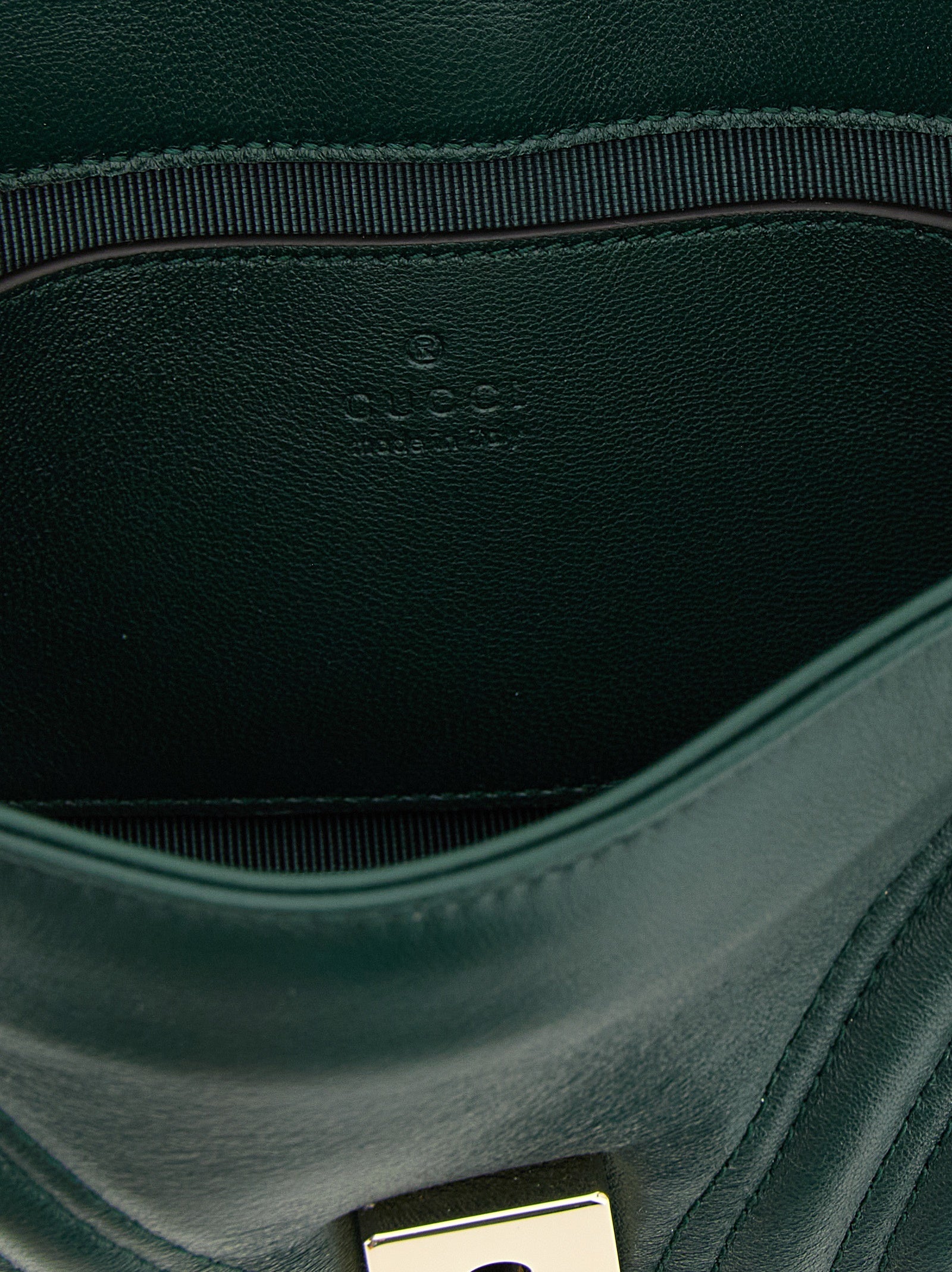 Gucci GG Marmont Bicolor Lamb Leather Shoulder Bag