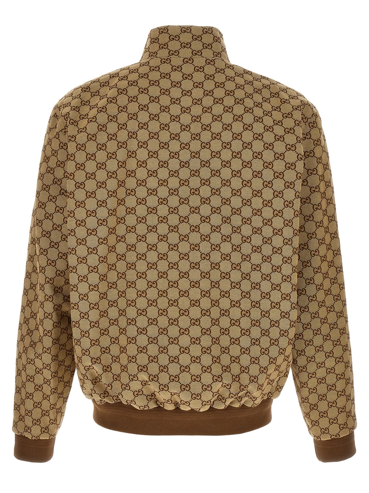 Gucci Beige Cotton Bomber Jacket
