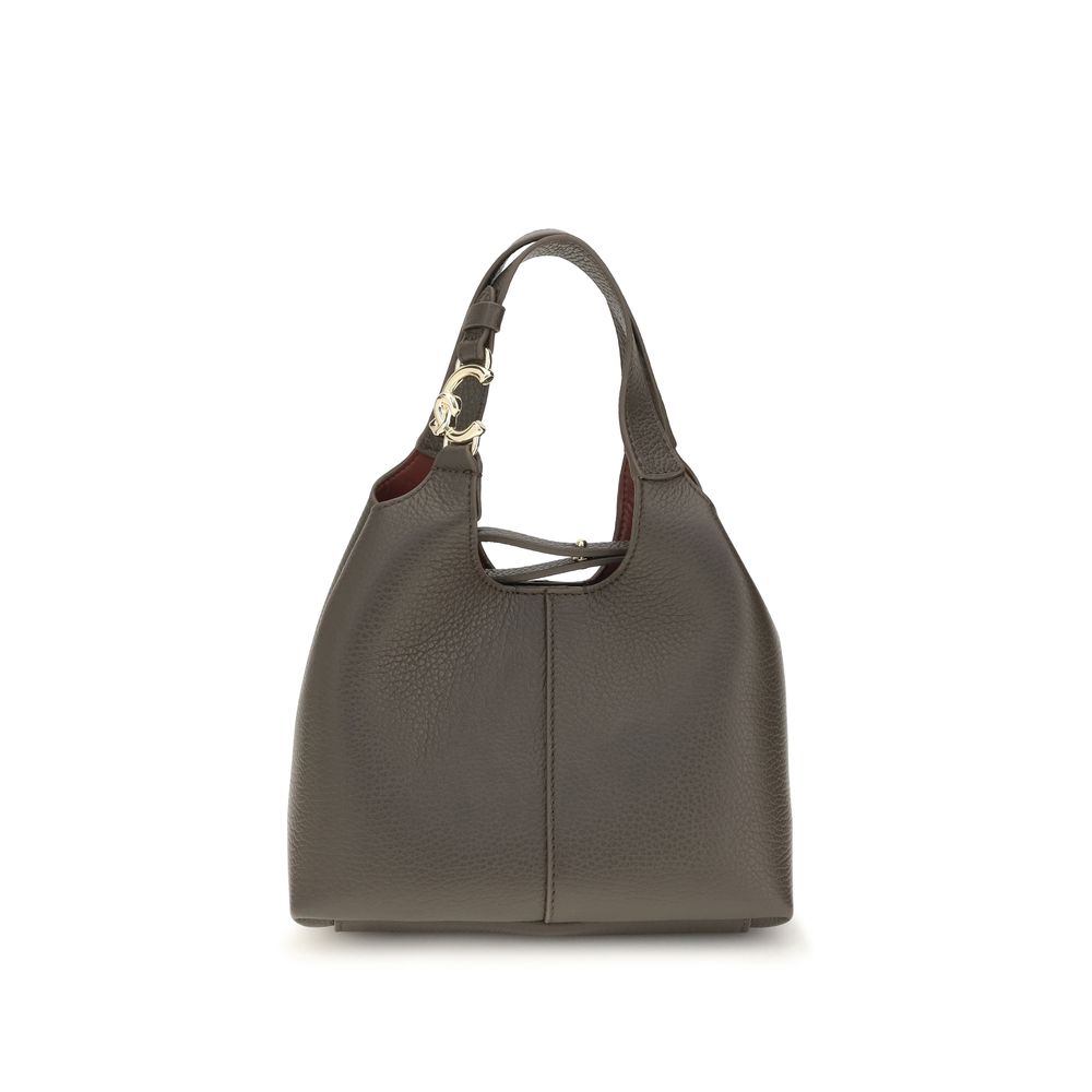 Coccinelle Brown Calf Leather C-Easy Small Shoulder Bag