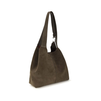 Coccinelle Brown Calf Leather C-Easy Large Shoulder Bag