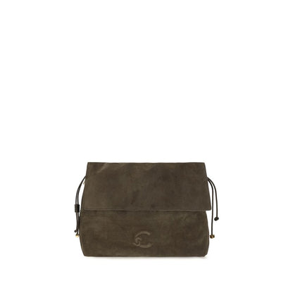 Coccinelle Brown Calf Leather Medium Lidia Shoulder Bag