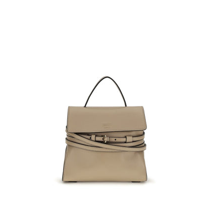 Moschino Beige Goatskin Tie Me Handbag