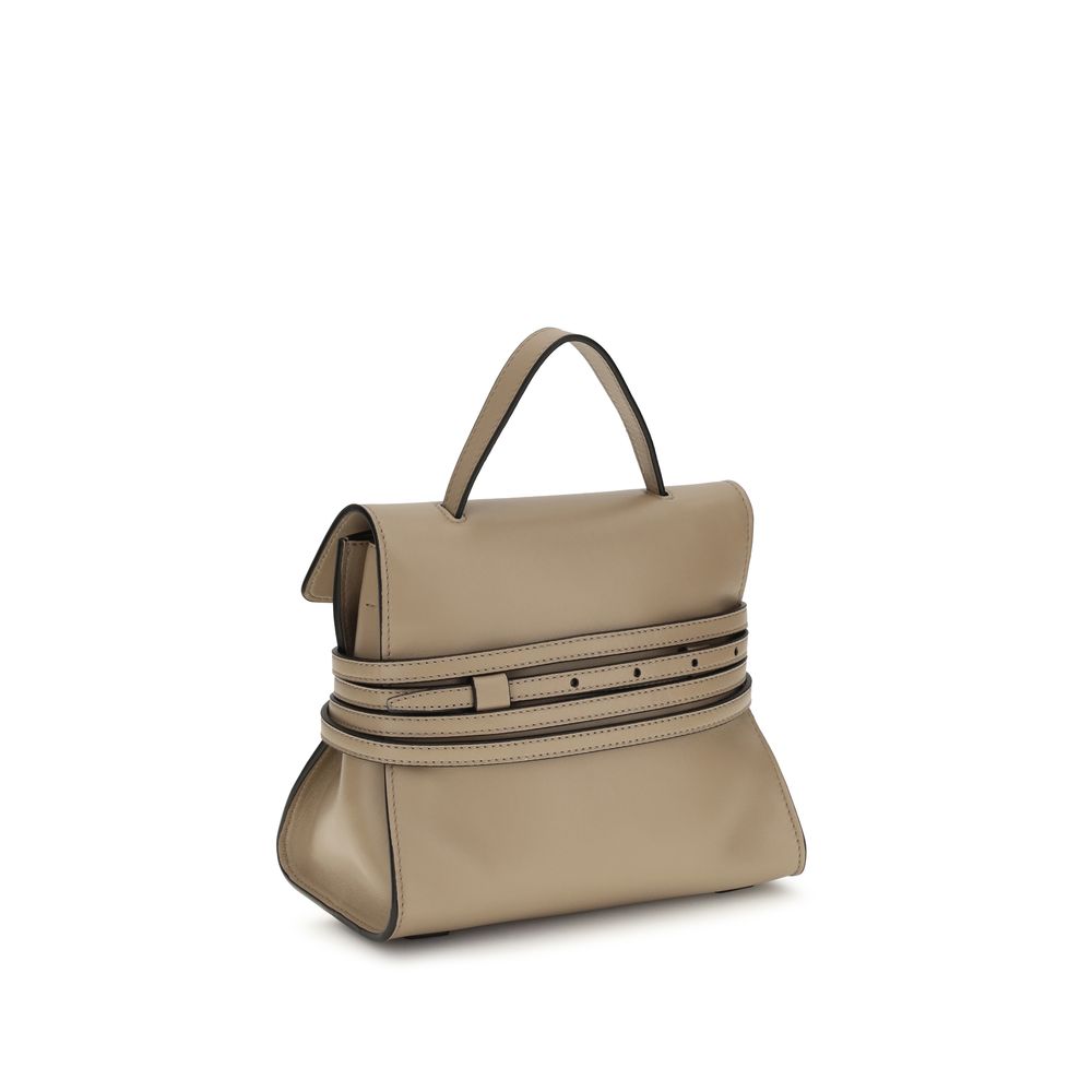 Moschino Beige Goatskin Tie Me Handbag