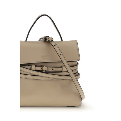 Moschino Beige Goatskin Tie Me Handbag