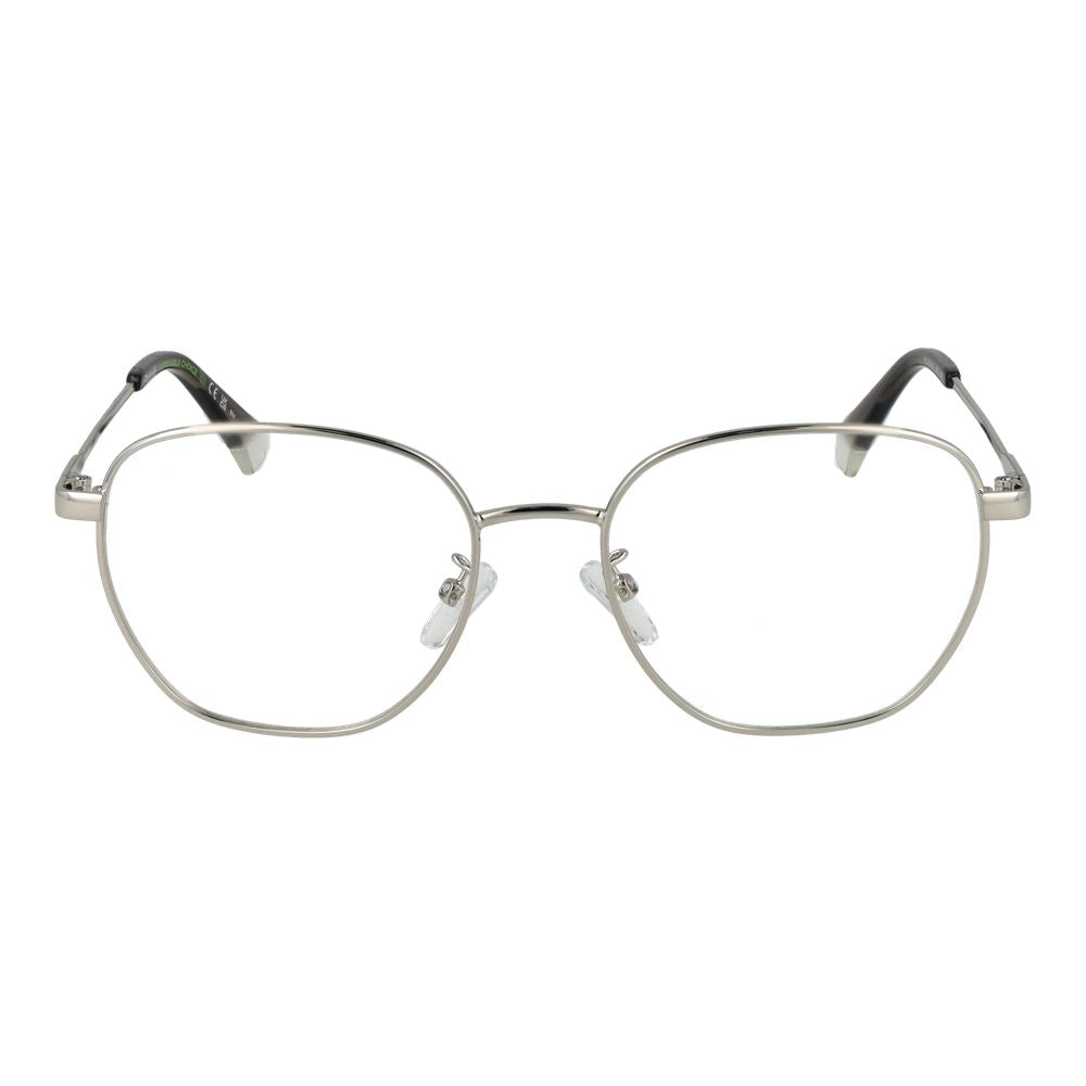 Polaroid Men’s Optical Glasses – Silver Full-Rim Frame