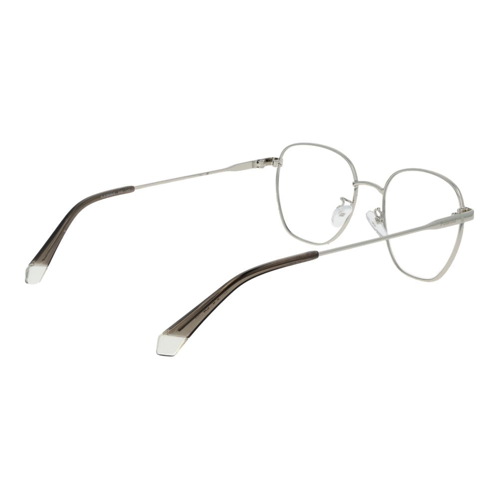 Polaroid Men’s Optical Glasses – Silver Full-Rim Frame