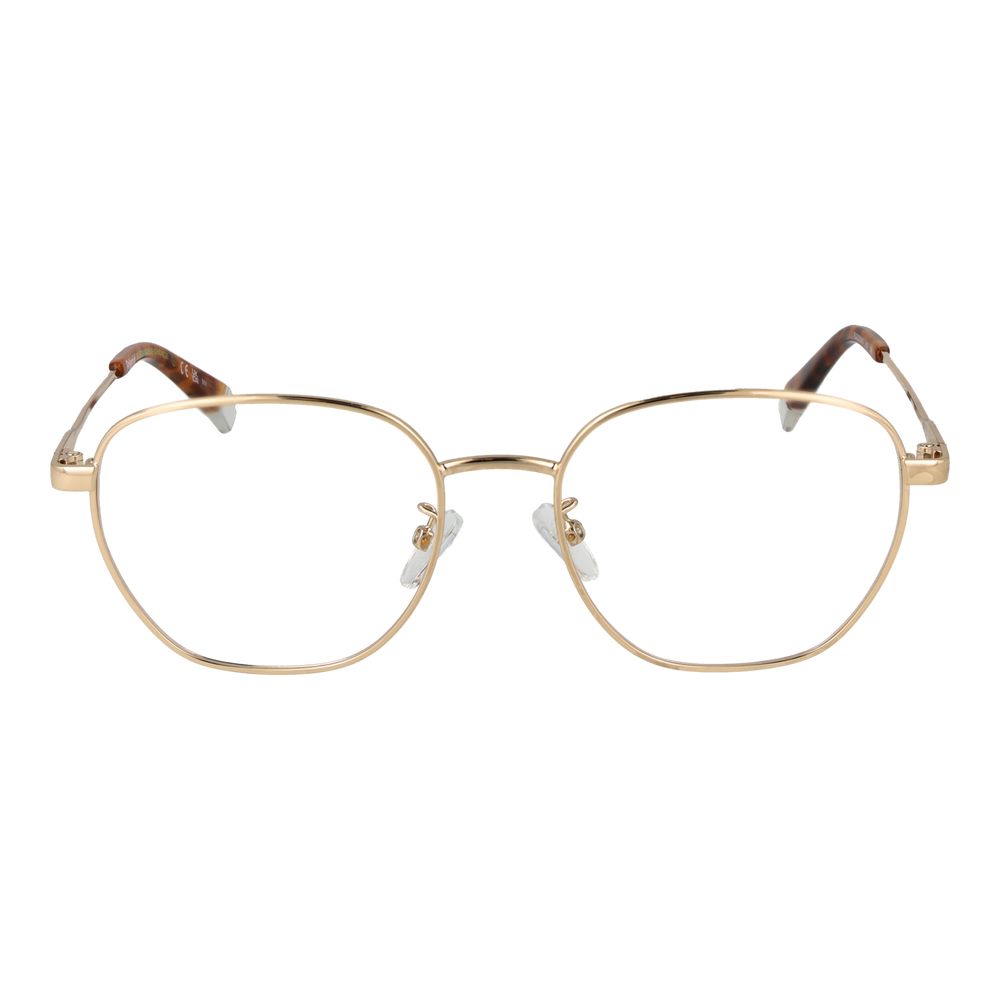 Polaroid Men’s Optical Glasses – Gold Full-Rim Frame, 53mm