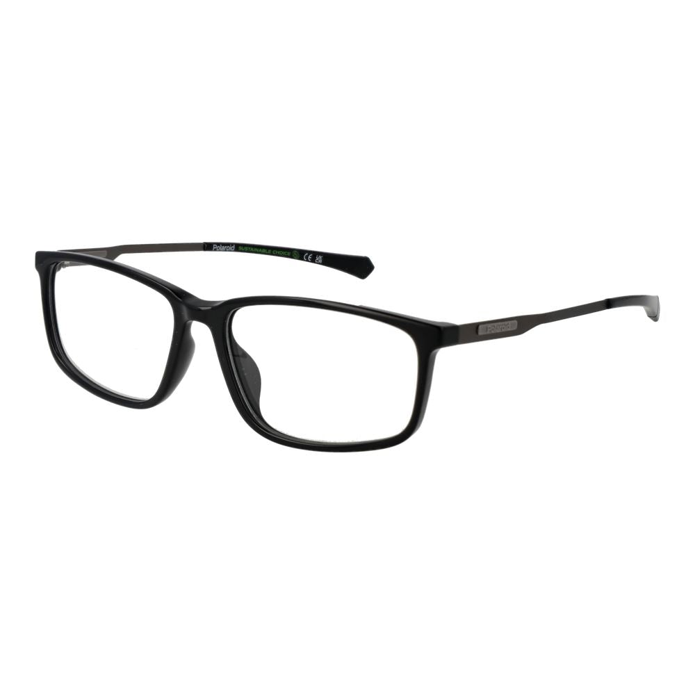 Polaroid Men’s Optical Glasses – Black Full-Rim Frame, 58mm