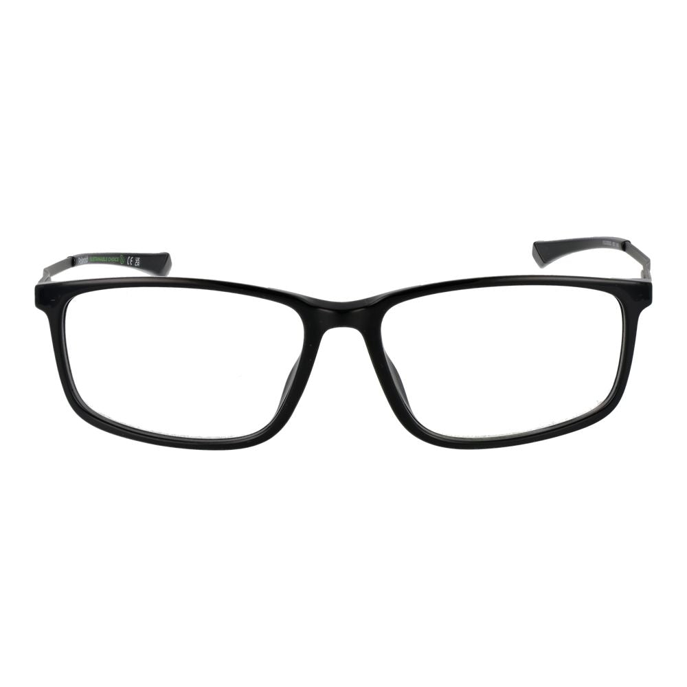 Polaroid Men’s Optical Glasses – Black Full-Rim Frame, 58mm