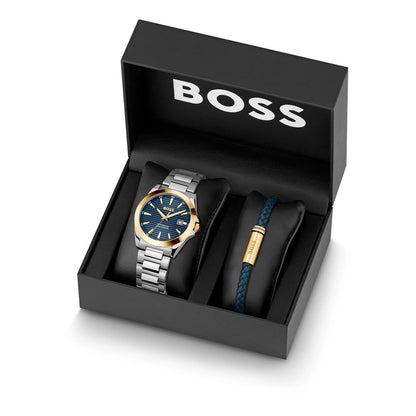 Hugo Boss Men's Gray Stainless Steel Dress Watch