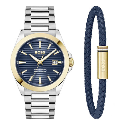 Hugo Boss Men's Gray Stainless Steel Dress Watch