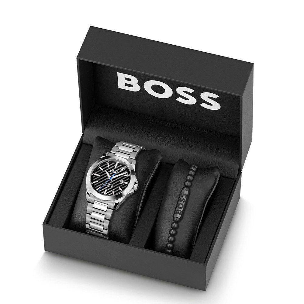 Hugo Boss Men's Gray Stainless Steel Dress Watch