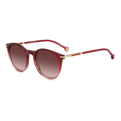 Carolina Herrera Multicolor Acetate Sunglasses HER0230S2OO 52/20/145 mm Red
