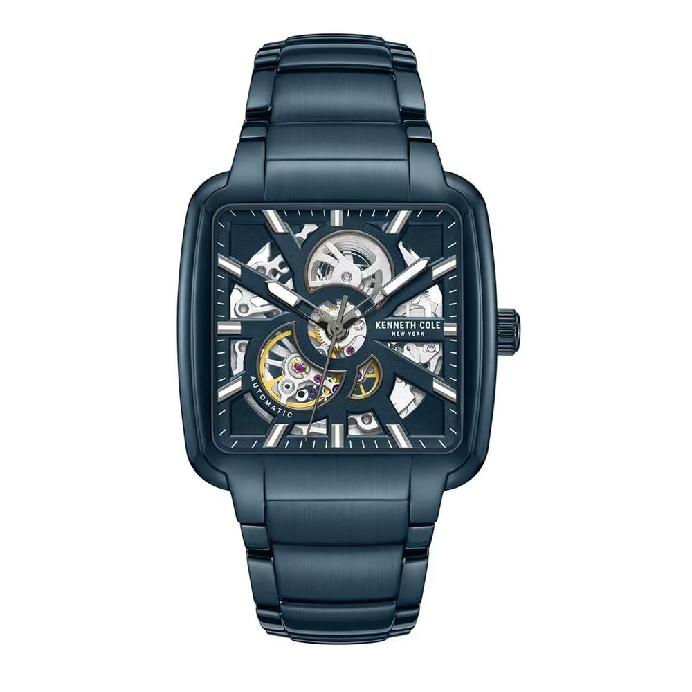 Kenneth Cole Men's Blue Stainless Steel Bracelet Watch
