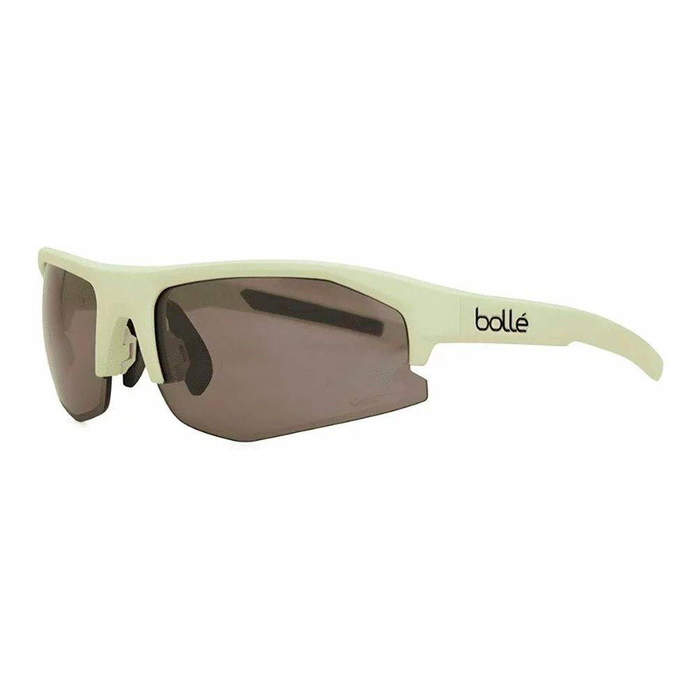 Bolle Bicolor Plastic Sunglasses - Green Frame, Brown Lenses