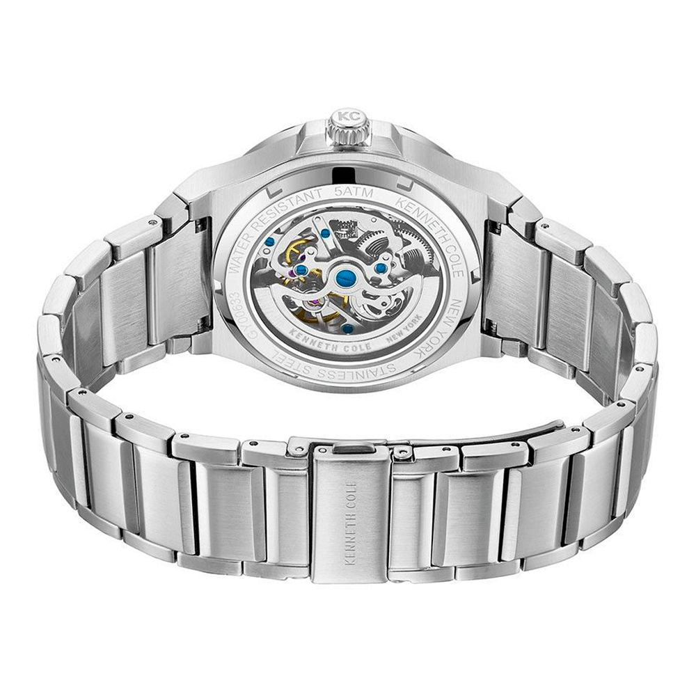 Kenneth Cole Men’s Stainless Steel Dress Watch, Grey Dial