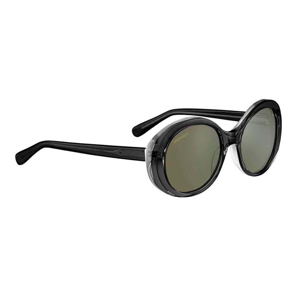 Serengeti Black Plastic Sunglasses - Women SS541001