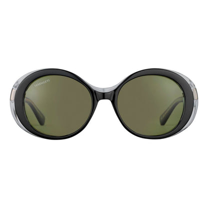 Serengeti Black Plastic Sunglasses - Women SS541001