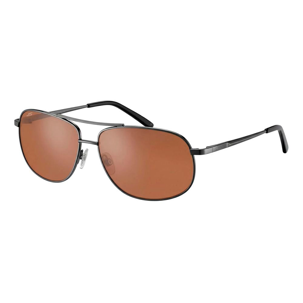 Serengeti Gray Metal Sunglasses SS567001