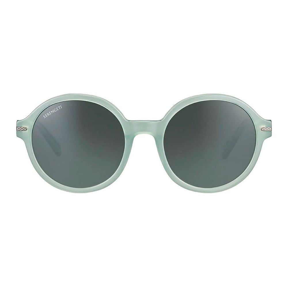 Serengeti Bicolor Resin Sunglasses - Green Frame