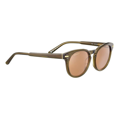 Serengeti Bicolor Resin Sunglasses - Green/Brown