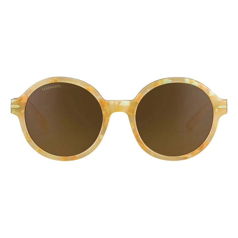 Serengeti Orange Resin Sunglasses SS577007
