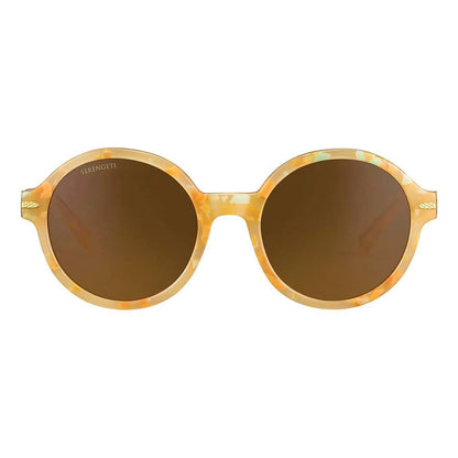 Serengeti Orange Resin Sunglasses SS577007