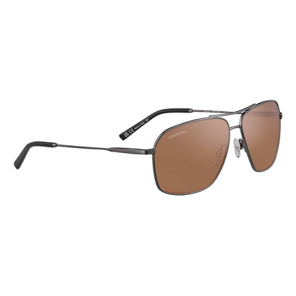 Serengeti Gray Resin Sunglasses SS578003